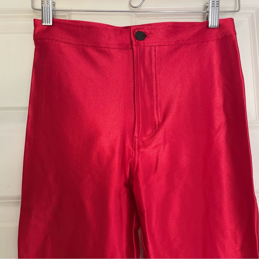 American Apparel Red Disco Pants